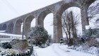 The viaduct in the snow..   #snowday